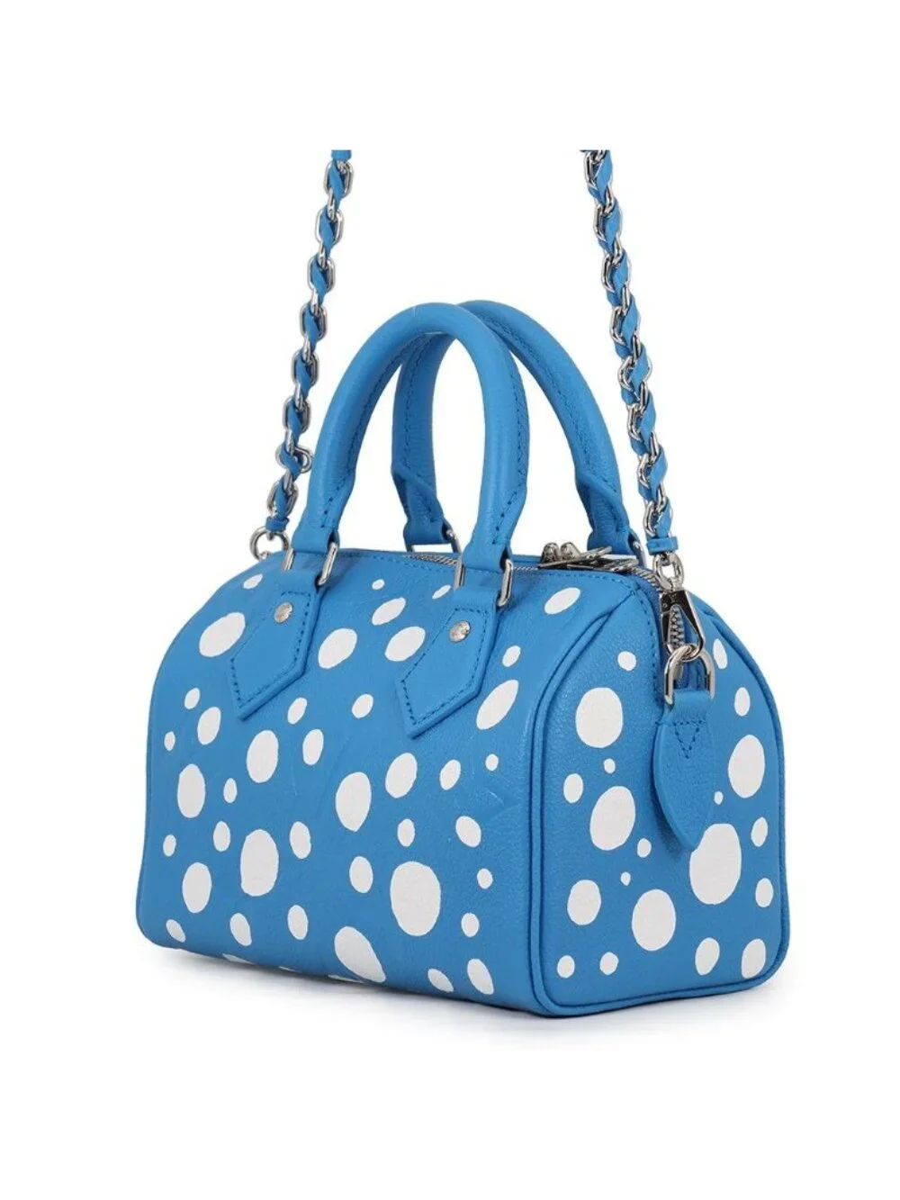 Louis Vuitton Handbag Monogram Empreinte LV Yk Speedy Bandouliere Yayoi Kusama